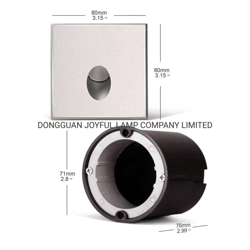 LED Corner Light IP65 Waterproof Recessed Deck Light in Stock