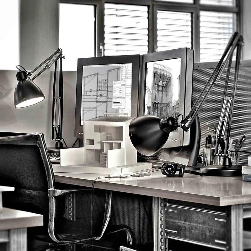 2022 Wholesale Industrial Style Study Desk Lamp Round Folding Wrought Iron Table Lamp