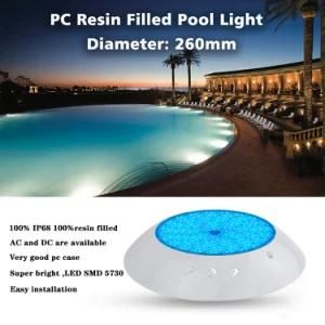 2020 Hot Sale 18W 12V White/ Cool White/RGB Color Wall Mounted LED Swimming Pool Light with Edison LED Chip
