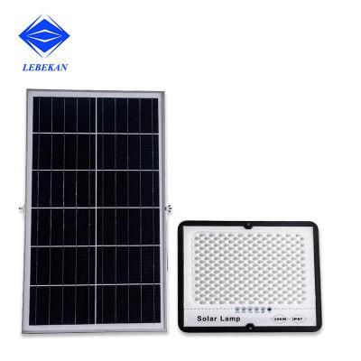 Lebekan Distributor 50W 100W Energy Saving Aluminium Garden Outdoor Waterproof Reflector IP65 Solar LED Floodlight