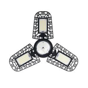 New Style Triangle LED Deformable Light 60W High Bright 8400lm for Garage /Warehouse/ Workshop