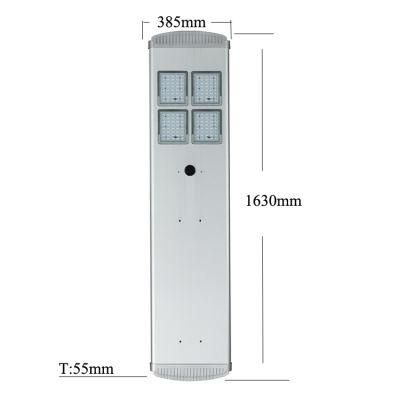 Ala Solar Power Outdoor 50W 100W 150W 200W 300W 400W LED Solar Street Light Made of Aluminum