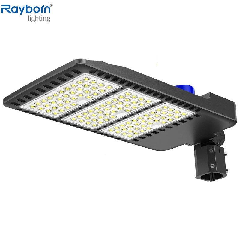 Outdoor Adjustable 80W 100W 150W 200W 250W 300W 400W LED Shoe Box Area Parking Lot Street Light for Square Highway Main Road Tollway with Smart Control System