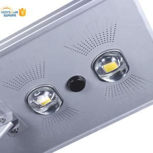 Outdoor All in One LED Lamp Smart Solar Street Light 70W