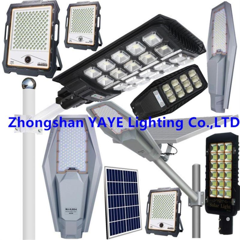 Yaye Solar Manufacturer Factory Hot Sell 1000W/800W/600W/500W/400W/300W/200W/150W/100W LED Outdoor Street All in One Camera Wall Flood Garden Road Light