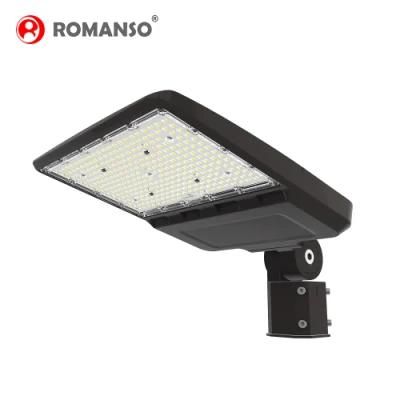 LED Area Light 200W 140lm/W 3000K-6000K Warm White AC100-277V LED Street Light Shoebox