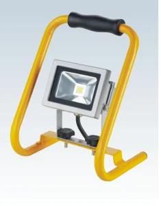 GS, CE Portable IP65 10W LED Flood Light for Outdoor with Cable&Plug