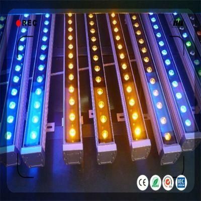 18 X 3W RGB 3in1 Outdoor IP65 Waterproof Pixel Double Deck Wash Bar 18PCS 3W LED Wall Washer Light