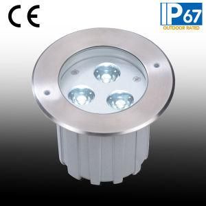 Underground Garden Lights Adjustable Recessed Outdoor Waterproof IP67 LED Inground Light Round