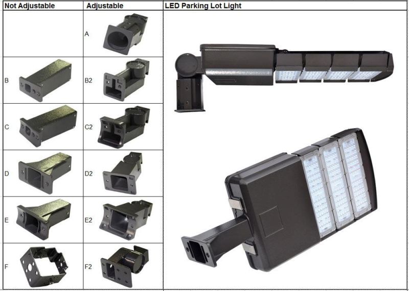 High Quality 50W 100W 150W Outdoor IP65 Waterproof LED Parking Lot Street Lamp