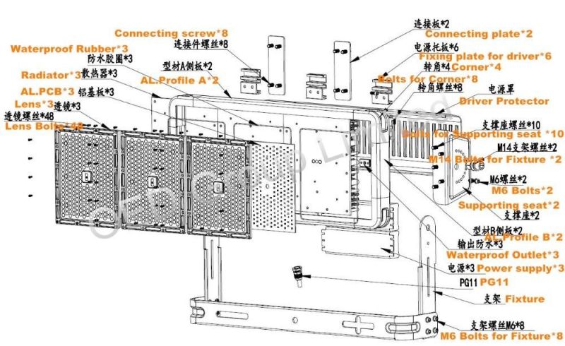 5 Years Warranty Shenzhen Factory IP66 140lm/W Narrow Beam 540W LED Project Stadium Lamp