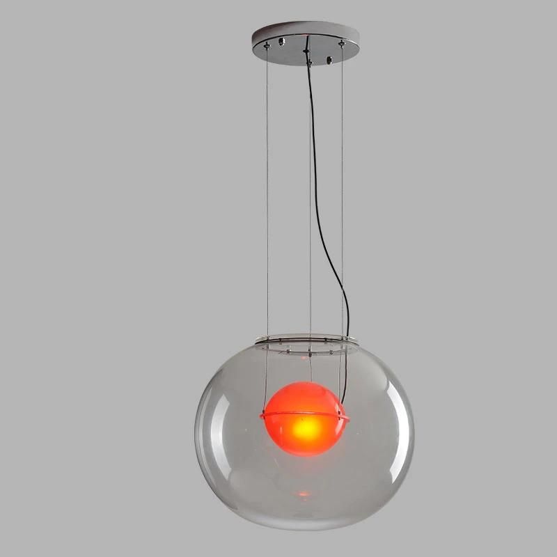 2022 Factory Direct Personalized Creative Restaurant Hotel Living Room Bedroom Available Glass Round LED Chandeliers