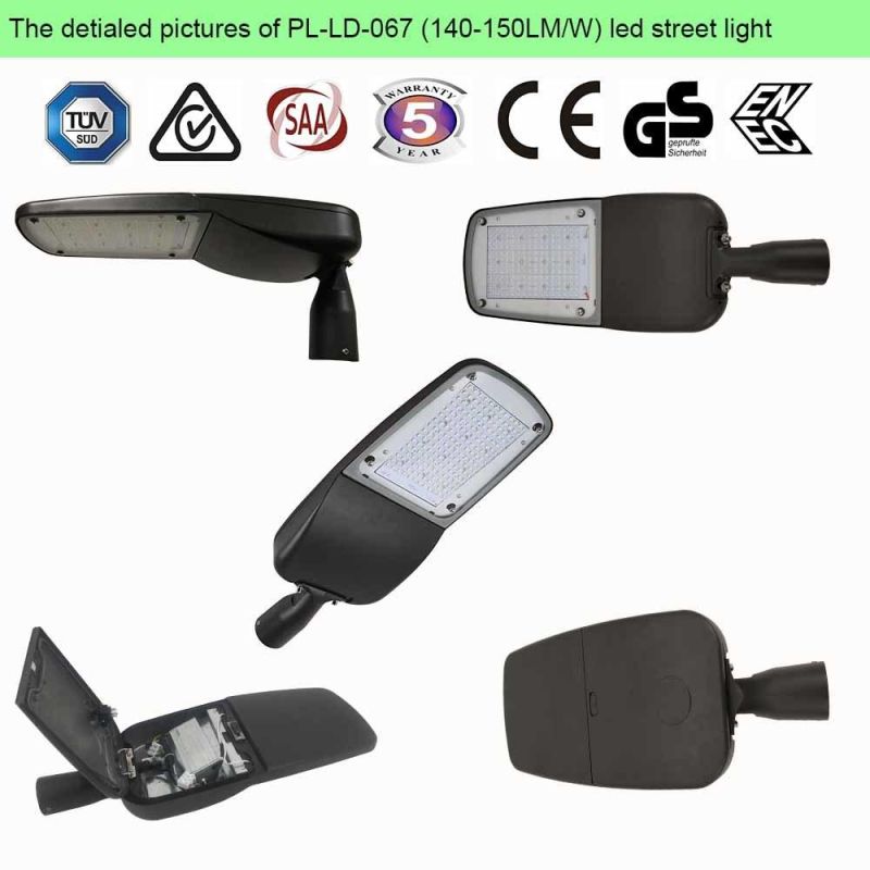 ETL Dlc Parking Lot Area Pole Lighting Street Lamp LED Shoebox Light