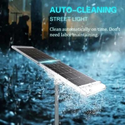Hot Sale China Smart 30W 40W 60W 80W Auto-Clean All-in-One Solar Street Light with High Lumen