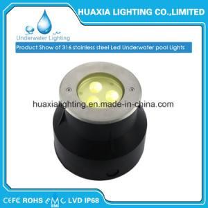 Ss316 IP68 12V LED Underwater Inground Light