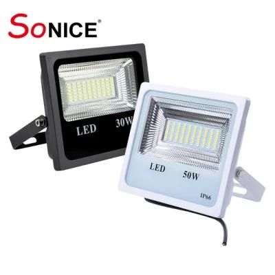 Die Casting Aluminium SMD LED Green Land Outdoor Garden 4kv Non-Isolated Isolated Water Proof Solar Flood Lights Home Depot Floodlight