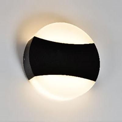 Economical LED 2*6W Two Heads Ningbo Round Type IP54 Aluminum Body for Exterior LED Wall Lamps