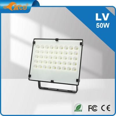 Slim Portable 220V IP65 Garden Outdoor Rechargeable Cold White RGB Floodlight 20W 30W 100W 200W 400W 500W LED Flood Light