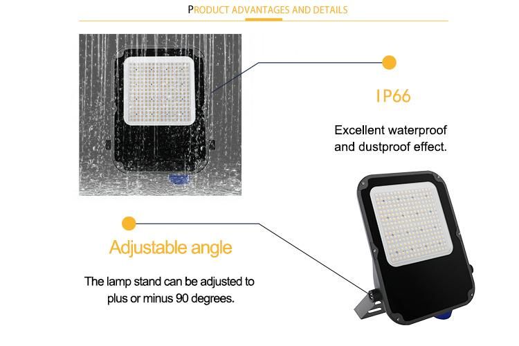 LED Floodlight 130lm/W Road Project Lighting LED Spot Lights IP66 5 Years Warranty LED Lamp Outdoor 50W 100W 200W LED Flood Light