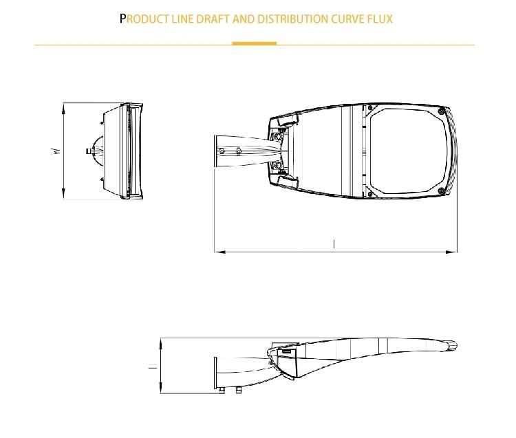 350W High Power Lighting LED Lamp for Street