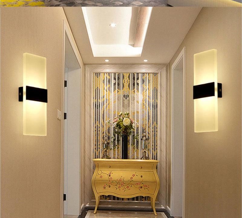 Hotel Fashion 3W 6W Cool White Simple Modern Indoor Decorative Bedside LED Wall Light