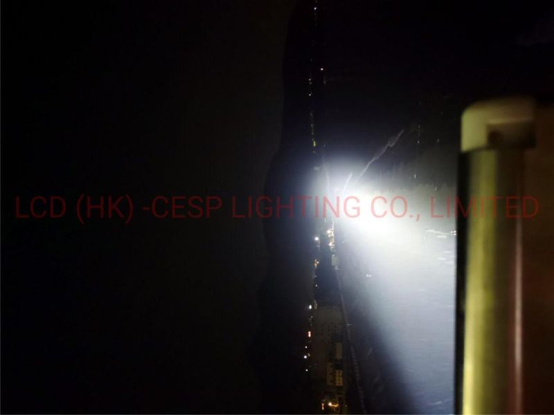 500W LED Marine Searchlights IP67 Waterproof High Power LED Osram 1000m-2500m Long Distance 12V 24 Volt Morse Signaling Marine LED Floodlight