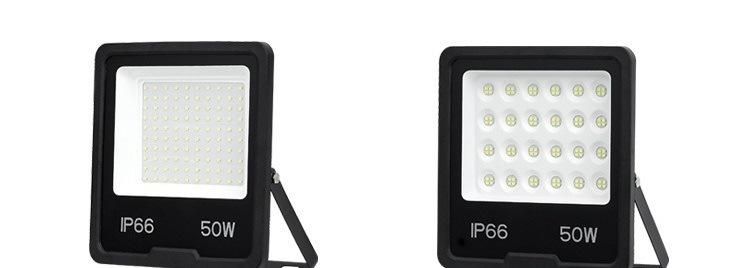 PIR Sensor IP65 IP66 Outdoor 100 Watt Focus LED Flood Light with Solar Panel