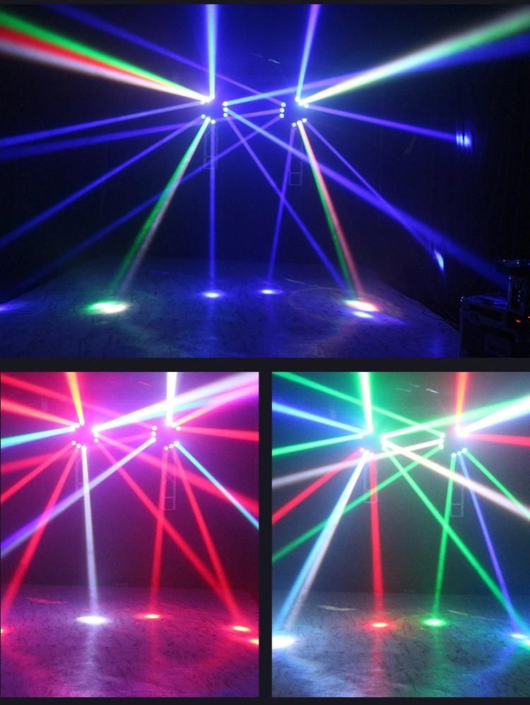 9PCS LED Moving Head Sharpy Beam Wash Light for DJ