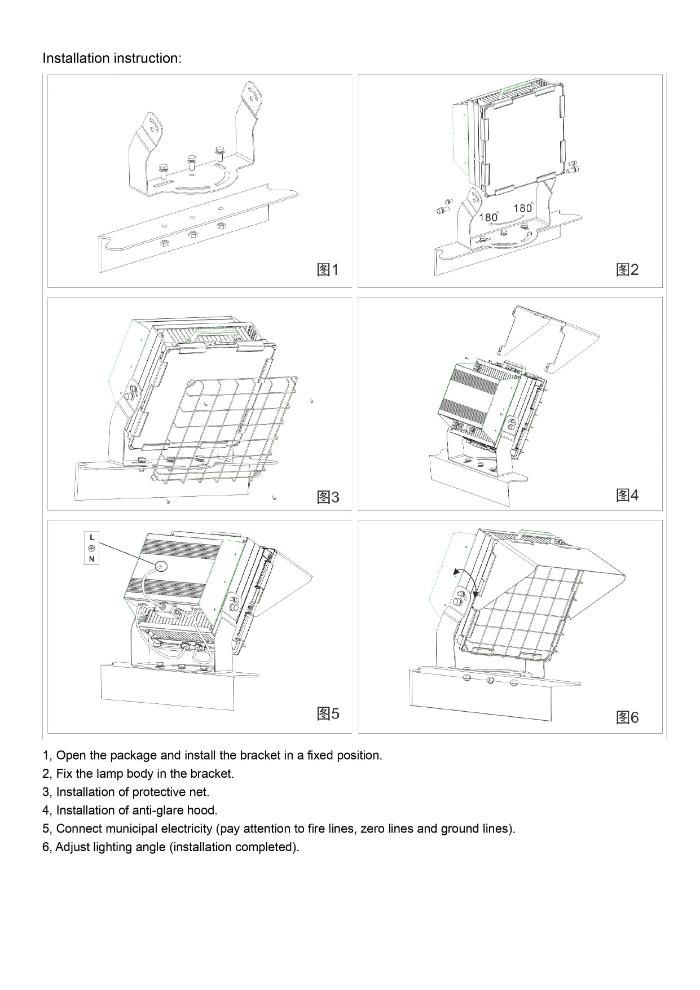 Sports Field Lights Rygh Shenzhen Flood LED Stadium Light Byl-511-SL-100