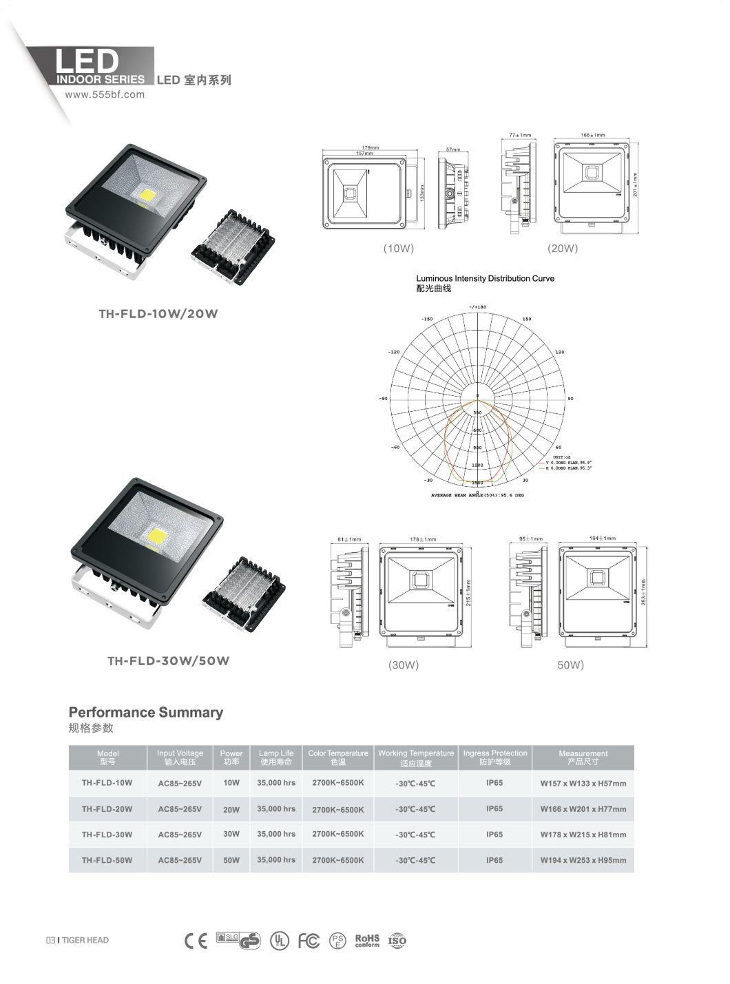 Tiger Head 100% Quality Flood Light Th-Fld-80W/100W