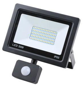 Outdoor 50W LED IP65 Flood Light with Sensor Ce RoHS by TUV (10W-200W, Sensor and non-sensor)