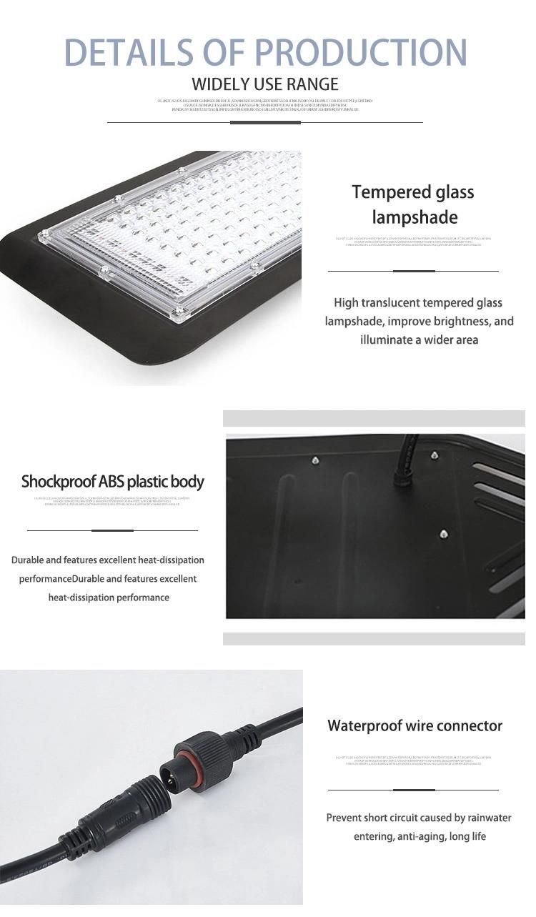 High Lumen Outdoorpole Panel Motion Powered LED Solar Street Light