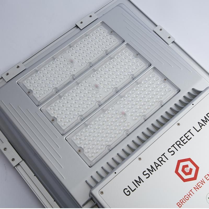 2020 New High Bright 1100lm 1000W 150W Waterproof Security Customized Portable High Efficiency Energy Saving Waterproof IP67 Road LED Solar Street Light