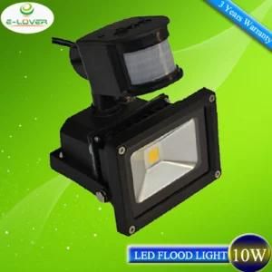 CE&RoHS Epistar 10W PIR Flood Lights LED with 3 Years Warranty