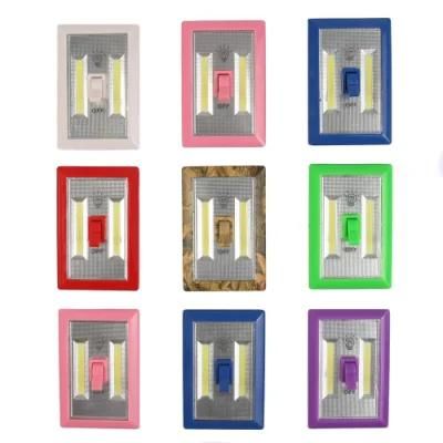 3AA COB LED Nightlight Switch Lamp Emergency Flashlight Night Light