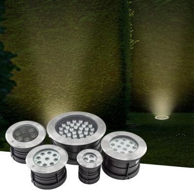 Professional Recessed Garden Buried Outdoor Waterproof IP65 Underground Light RGB