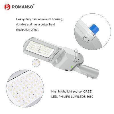 Romanso New Design IP66 LED Street Light 100V 277V 200W Highway LED Road Light 200W