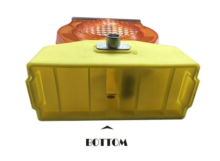 Traffic Block Emergency Solar LED Warning Barricade Lamp