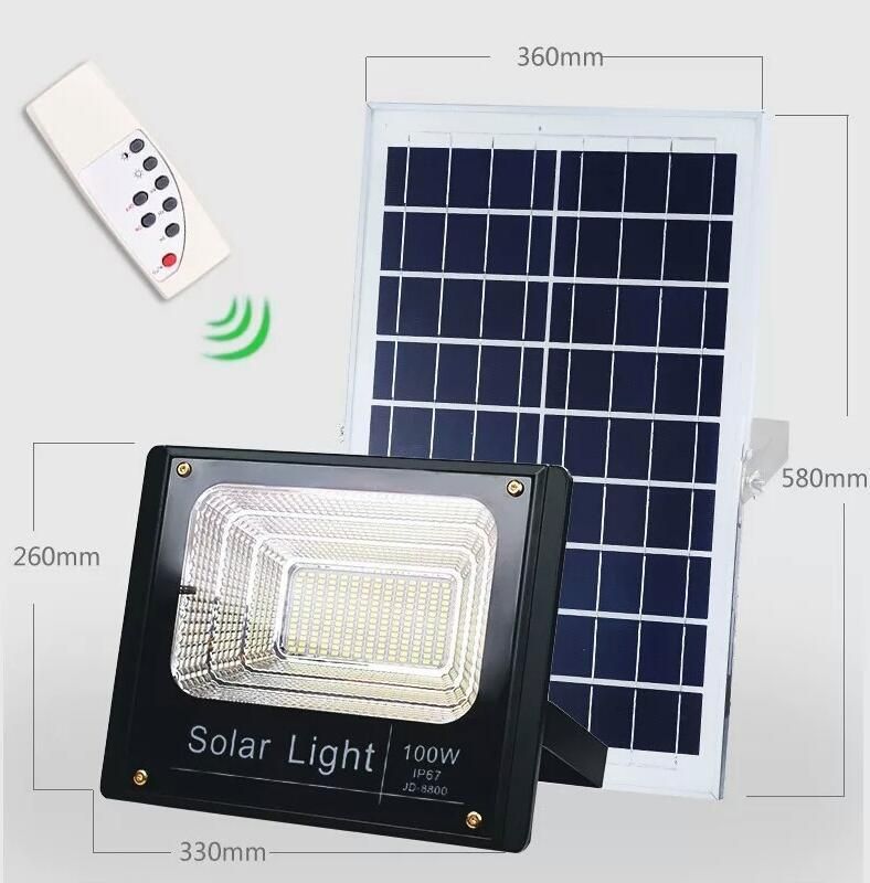 New 300W 200W Solar Flood Lights with LED Garden Solar Lamp with Power Display Solar Light