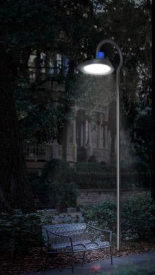 Ala 100W Outdoor Solar Garden Energy System Lithium Battery Street Light