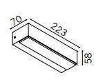 2022 Modern Design ##W Outdoor LED Wall Light Waterproof Outdoor Wall Lamp for Garden Decoration.