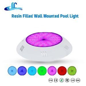 Warm White IP68 Resin Filled Wall Mounted Underwater 24W LED Pool Lamp