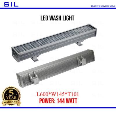 LED Linear Light Warm White Yellow Color 144watt DMX512 RGBW Wash Light Outdoors LED Wall Washer Spot Light