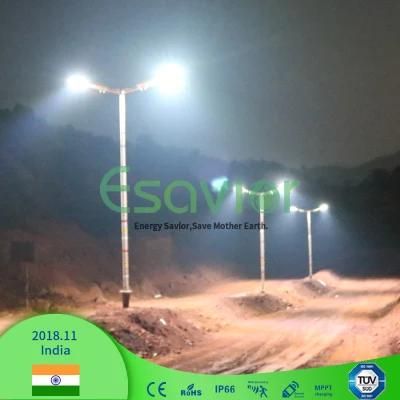 25 Years Lifespan 20W 2000lm All in One LED Solar Street Light Solar Lights with Motion Sensor Outdoor LED Lighting
