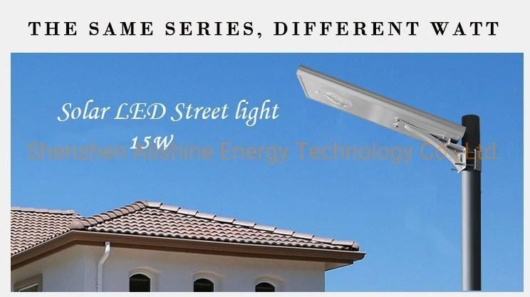 15W Wall Lamp LED Solar Street Light with Ce Certificate
