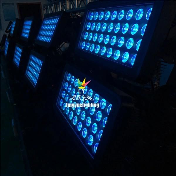 Outdoor DMX 72X12W LED City Color Light Wall Washer