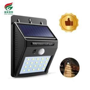 Modern IP65 Outdoor Home Waterproof Garden Lamp Sensor LED Solar Wall Light