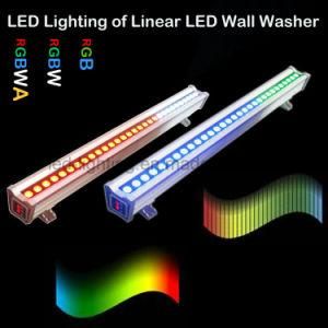 RGB/RGBW/RGBW Pixel LED Wall Washer Light for Outdoor Application