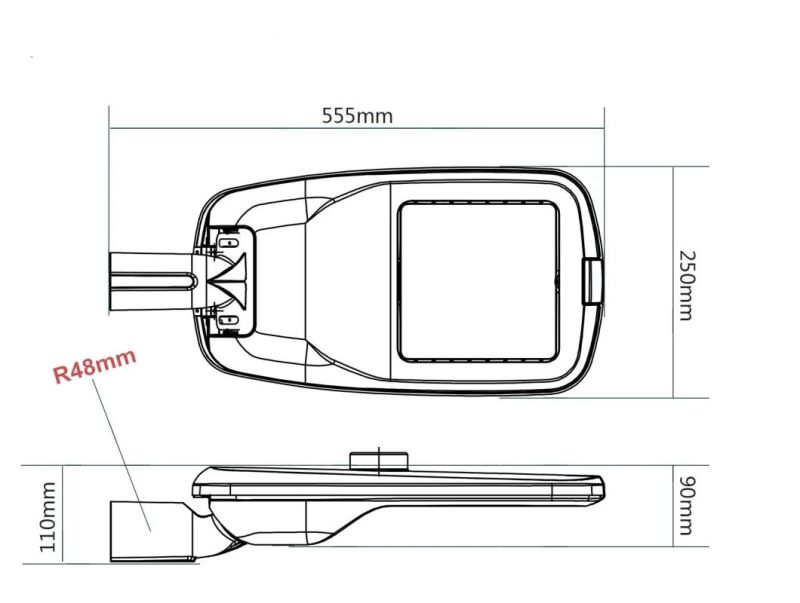 Outdoor Adjustable Cheap Solar 80W LED Street Light with TUV Ce& RoHS SAA CB Approval