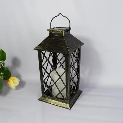 Outdoor Candle Lamp Retro Landscape Decoration LED Solar Lantern